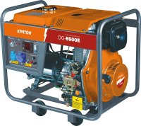 Дизельный генератор КРАТОН DG-6500E 3 08 02 027 передвижной фото