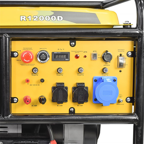 Бензиновый генератор RATO R12000DA э/c + подготовка к автозапуску фото