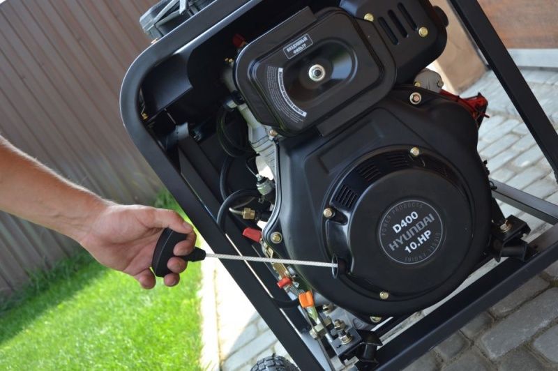 Как правильно запускать и включать генератор?