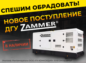 Новое поступление ДГУ Zammer