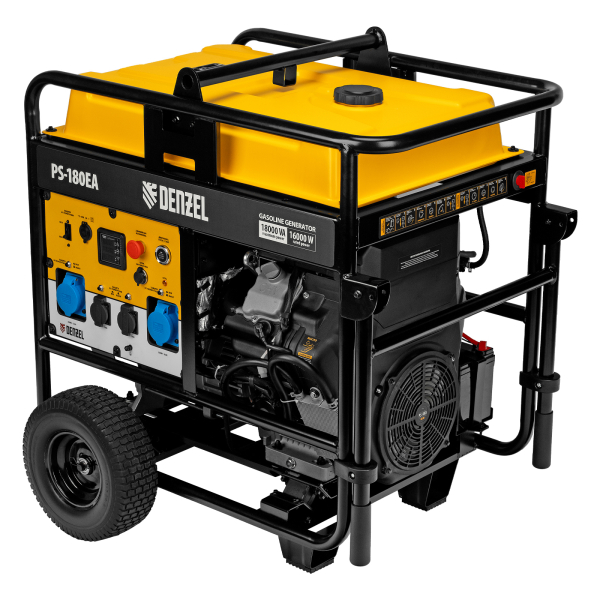 Бензиновый генератор DENZEL PS-180EA промышленный фото