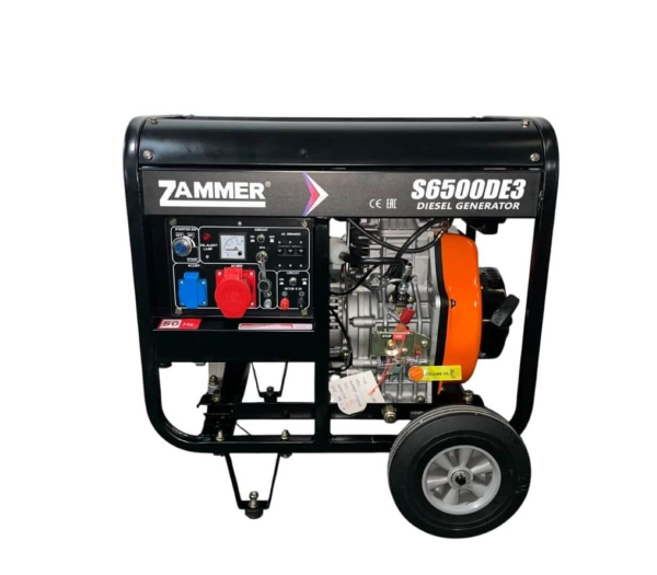 Дизельный генератор Zammer ECO S6500DE3 S6500DE3 для дачи фото