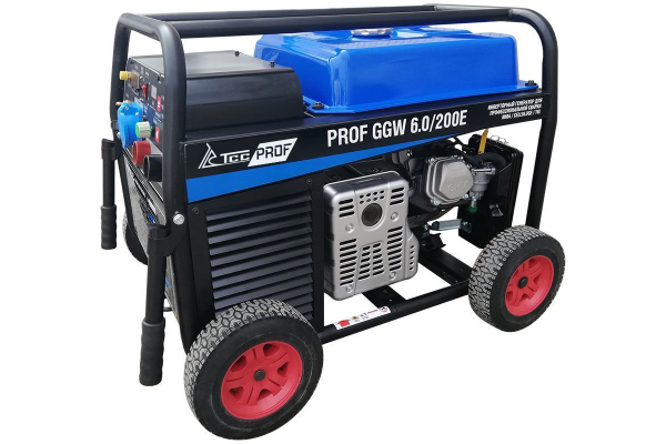 Бензиновый сварочный генератор ТСС PROF GGW 6.0/200E (MMA/TIG/Cellulose) фото