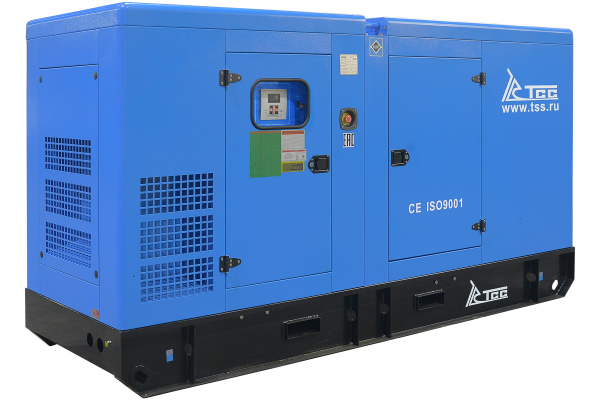 Дизельный генератор ТСС ЭД-150-Т400 в шумозащитном кожухе на прицепе 025139 передвижной фото