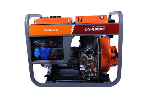 Дизельный генератор КРАТОН DG-6500E 3 08 02 027 передвижной фото